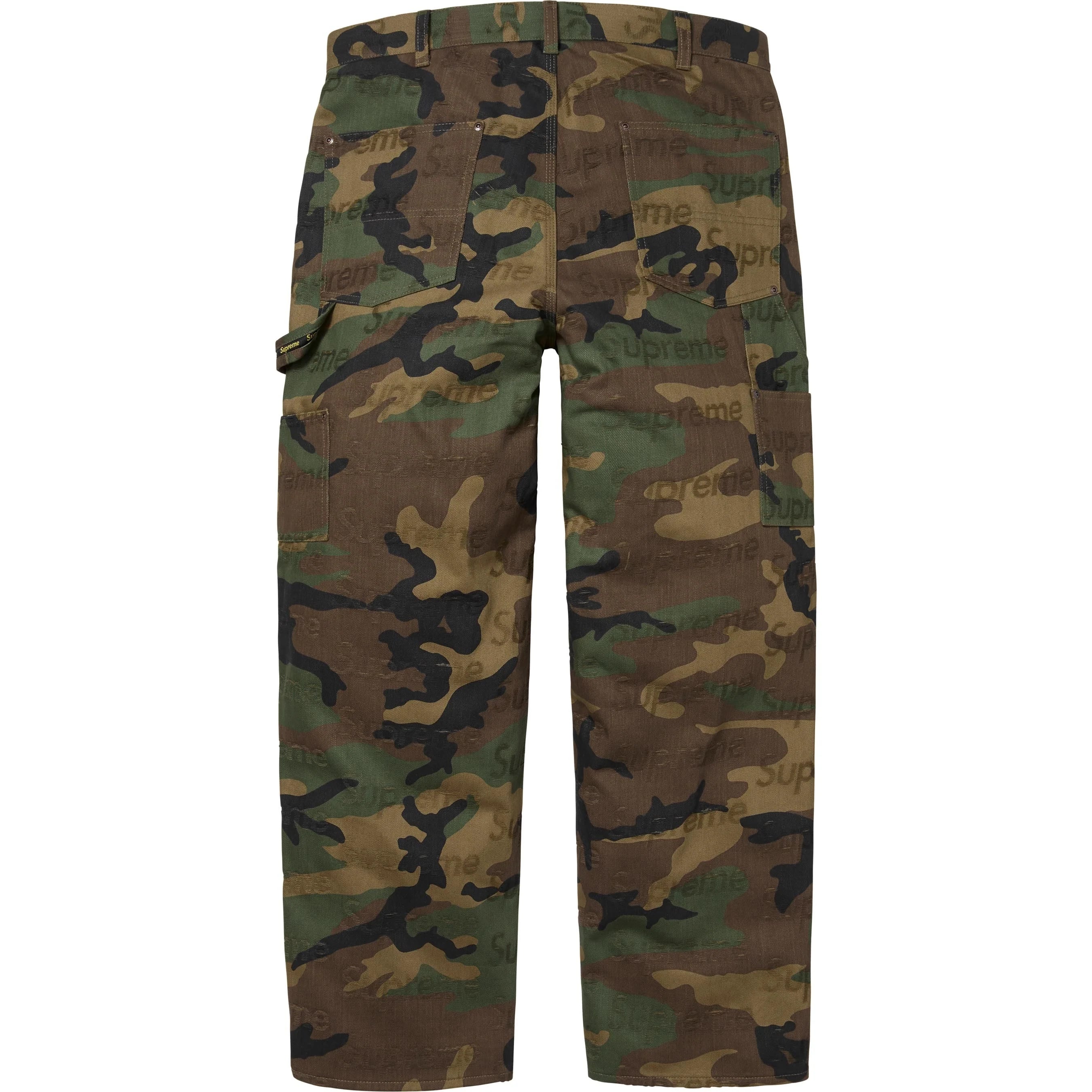 Jacquard Logos Double Knee Denim Painter Jean view 14